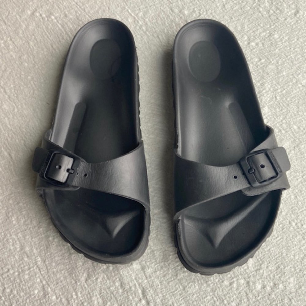Birkenstock Eva Madrid sandal, gray size 38